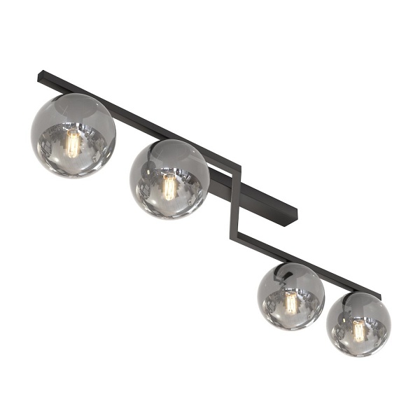 Lampa sufitowa NATON 4 BL GRAFIT - Emibig