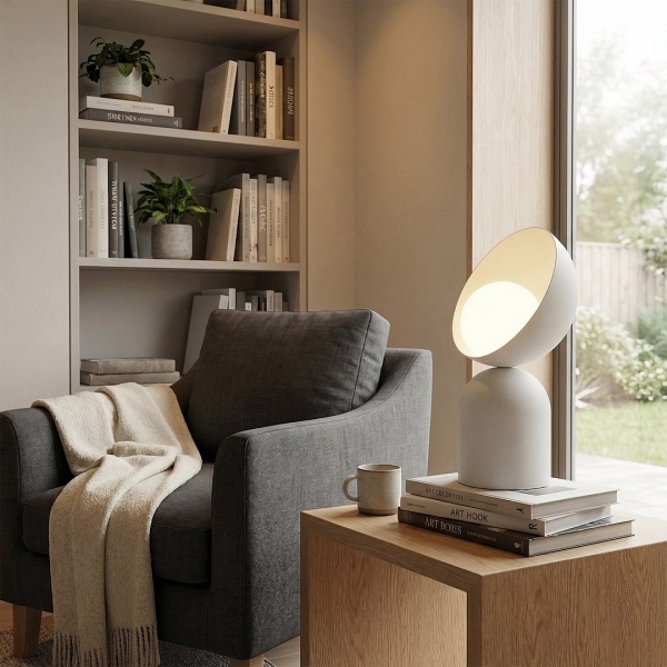 Lampka biurkowa BOTO LN1 WHITE - Emibig