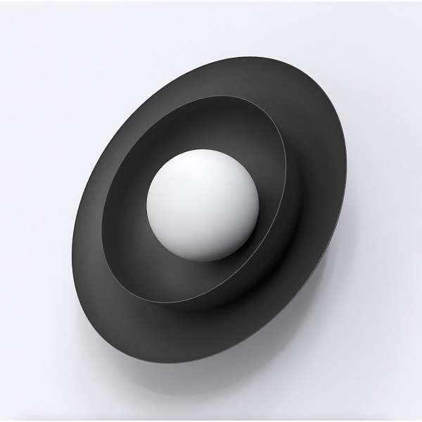 Kinkiet POPPI K1 BL BLACK - Emibig