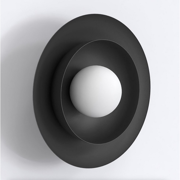 Kinkiet POPPI K1 BL BLACK - Emibig