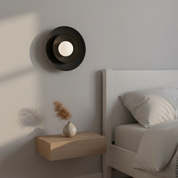 Kinkiet POPPI K1 BL BLACK - Emibig