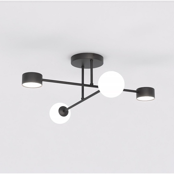 Lampa sufitowa HOLON 4 BLACK - Emibig