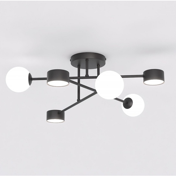 Lampa sufitowa HOLON 6 BLACK - Emibig