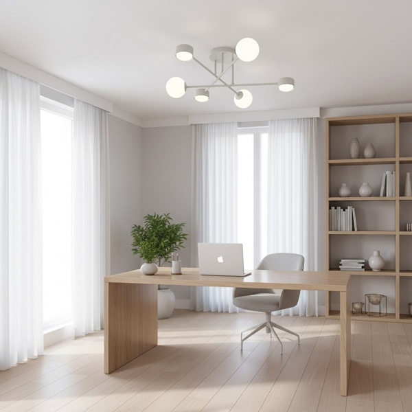 Lampa sufitowa HOLON 6 WHITE - Emibig