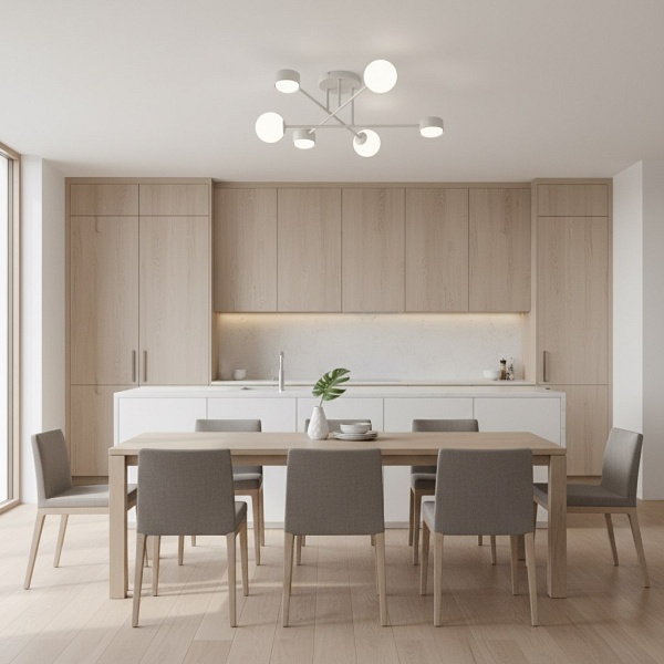 Lampa sufitowa HOLON 6 WHITE - Emibig