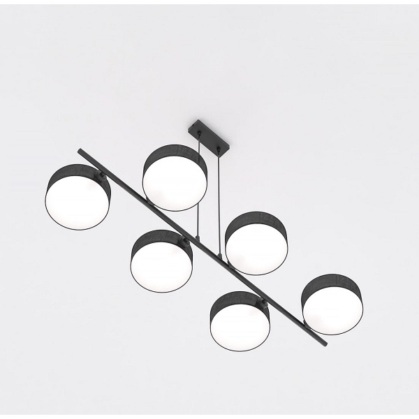 Lampa wisząca DRUMZ 6 BLACK - Emibig