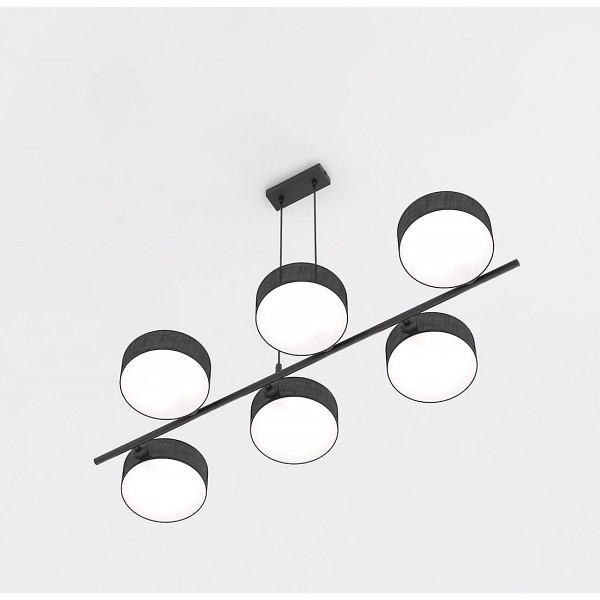 Lampa wisząca DRUMZ 6 BLACK - Emibig