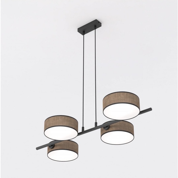 Lampa wisząca DRUMZ 4 BROWN - Emibig