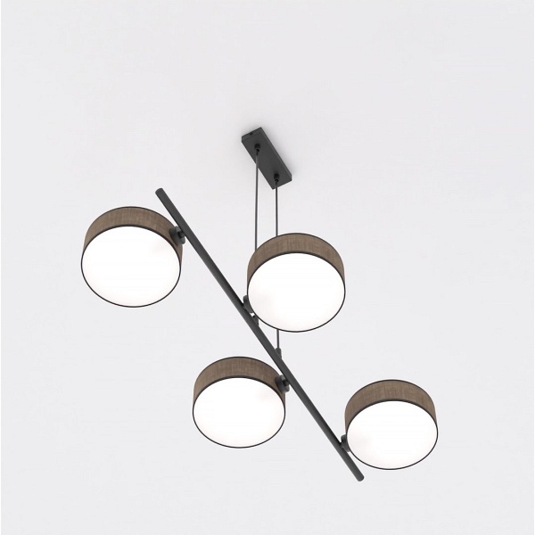 Lampa wisząca DRUMZ 4 BROWN - Emibig