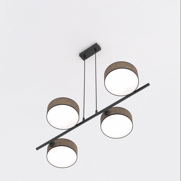 Lampa wisząca DRUMZ 4 BROWN - Emibig