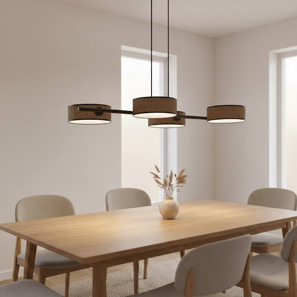 Lampa wisząca DRUMZ 4 BROWN - Emibig