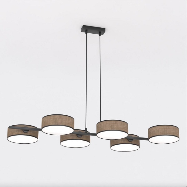 Lampa wisząca DRUMZ 6 BROWN - Emibig