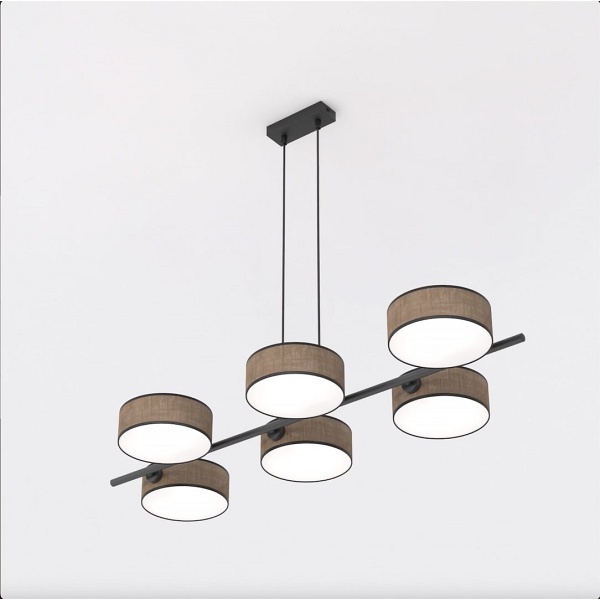 Lampa wisząca DRUMZ 6 BROWN - Emibig