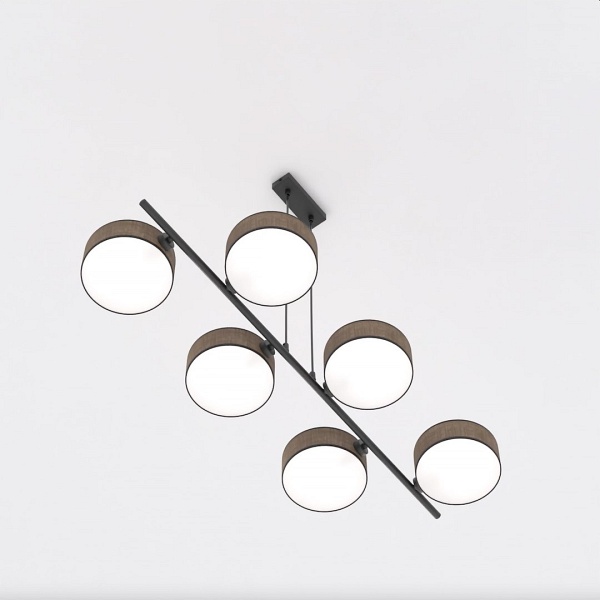 Lampa wisząca DRUMZ 6 BROWN - Emibig
