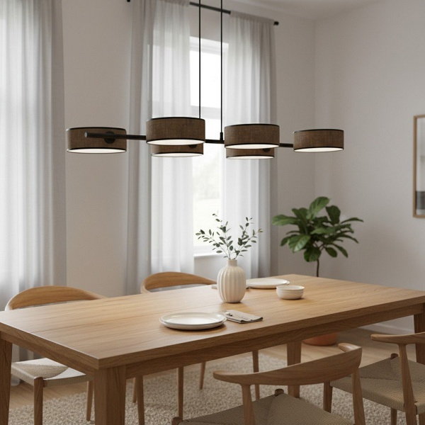 Lampa wisząca DRUMZ 6 BROWN - Emibig
