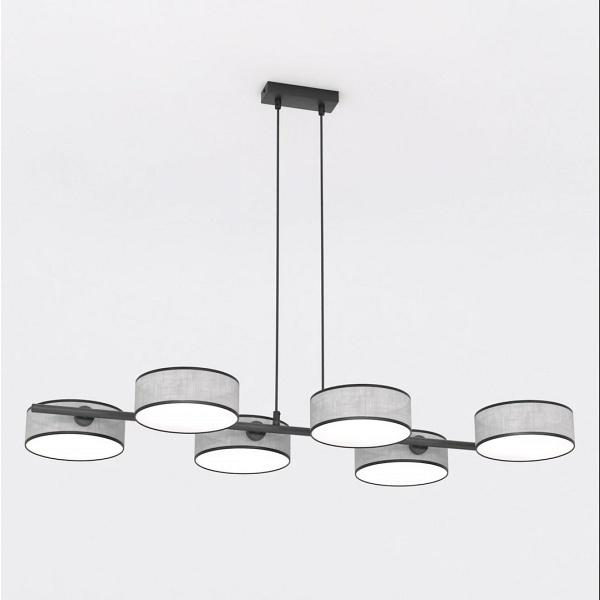 Lampa wisząca DRUMZ 6 GRAY - Emibig