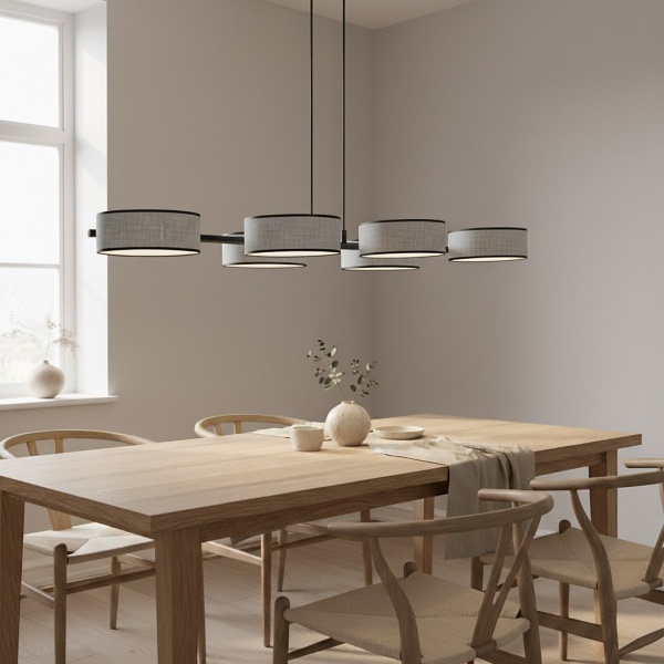 Lampa wisząca DRUMZ 6 GRAY - Emibig