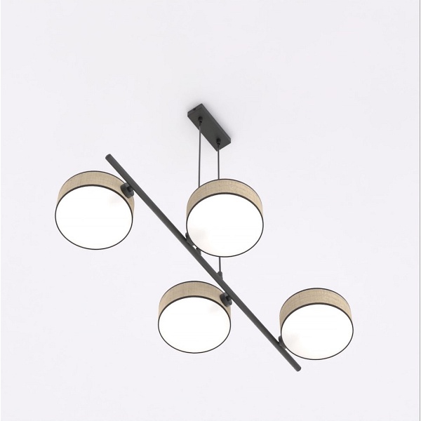 Lampa wisząca DRUMZ 4 RATTAN - Emibig