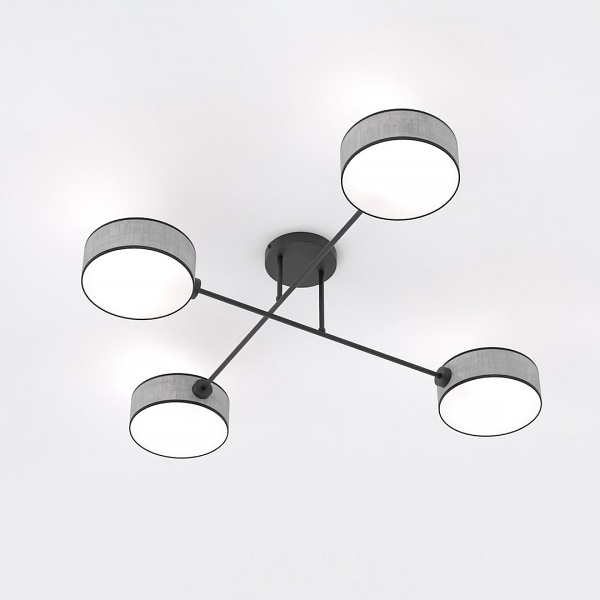 Lampa sufitowa MAGA 4 GRAY - Emibig