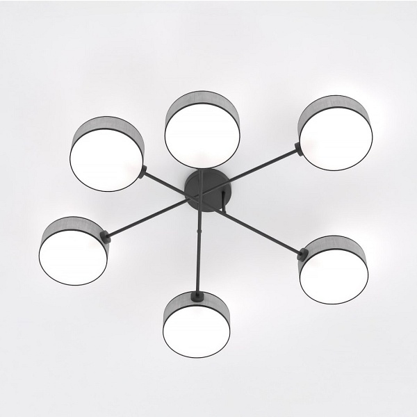 Lampa sufitowa MAGA 6 GRAY - Emibig