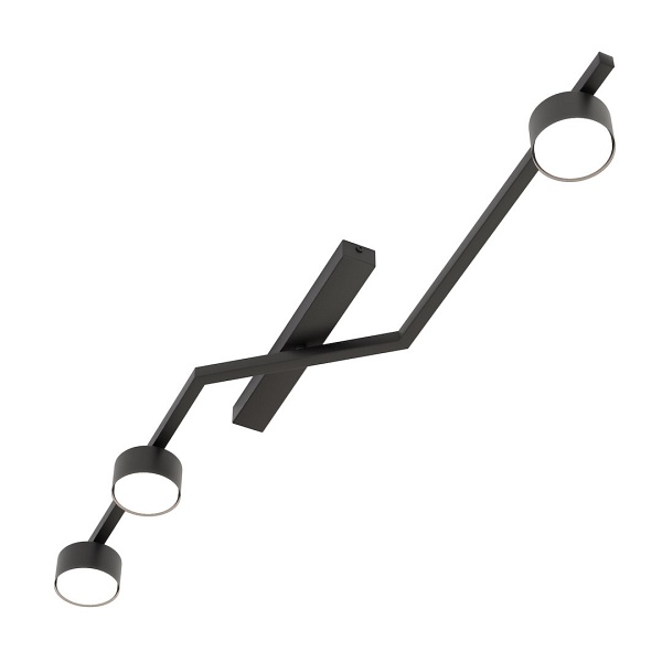 Lampa sufitowa SKAN 3 BLACK - Emibig