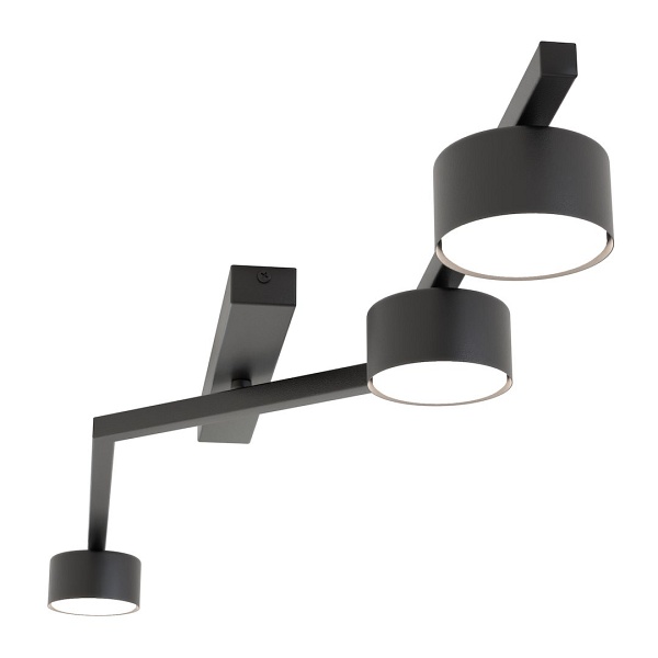 Lampa sufitowa SKAN 3 BLACK - Emibig