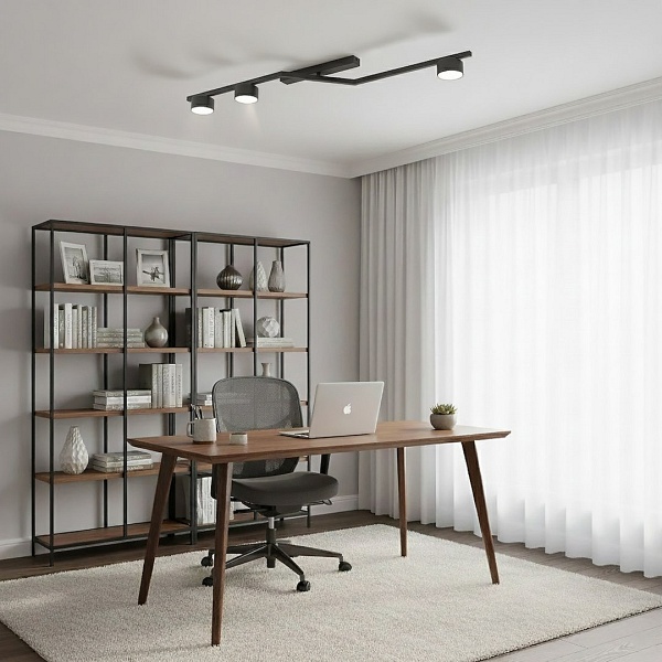 Lampa sufitowa SKAN 3 BLACK - Emibig