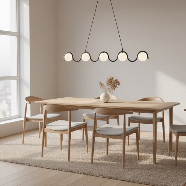 Lampa wisząca SINUS BL OPAL - Emibig