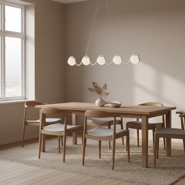 Lampa wisząca SINUS WH OPAL - Emibig