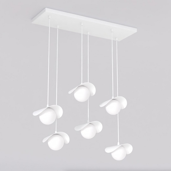 Lampa wisząca RITUAL 6 WHITE - Emibig