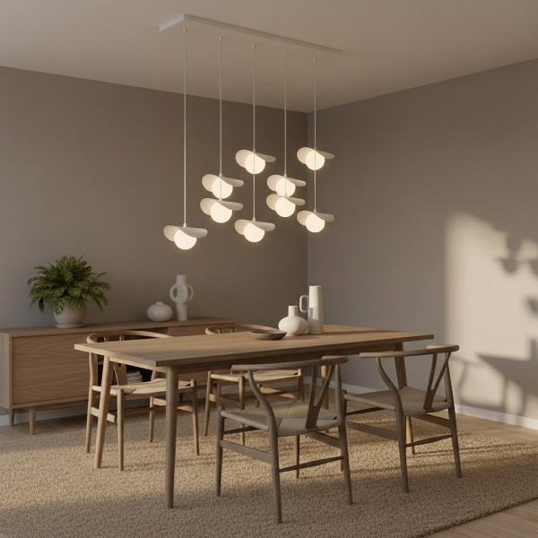 Lampa wisząca RITUAL 9 WHITE - Emibig