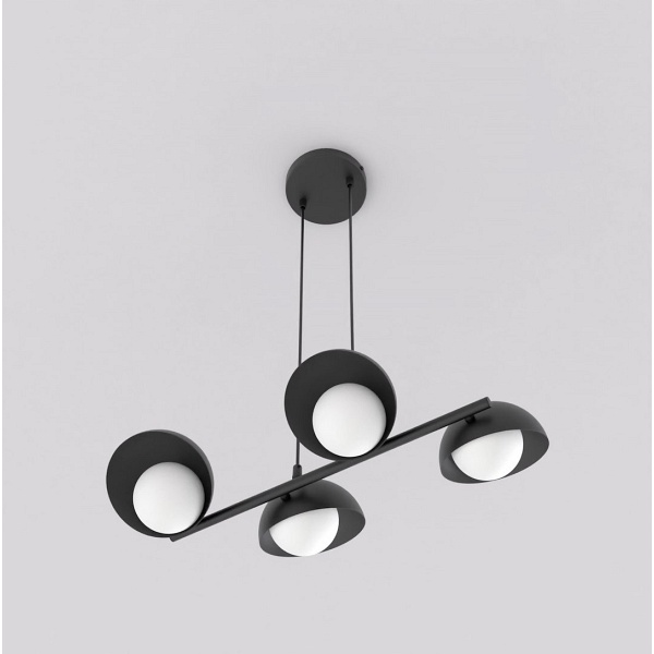 Lampa wisząca BOOM 4 BLACK - Emibig