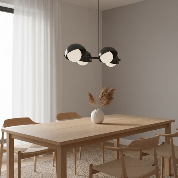 Lampa wisząca BOOM 4 BLACK - Emibig