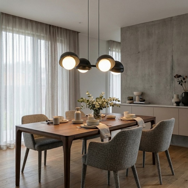Lampa wisząca BOOM 4 BLACK - Emibig