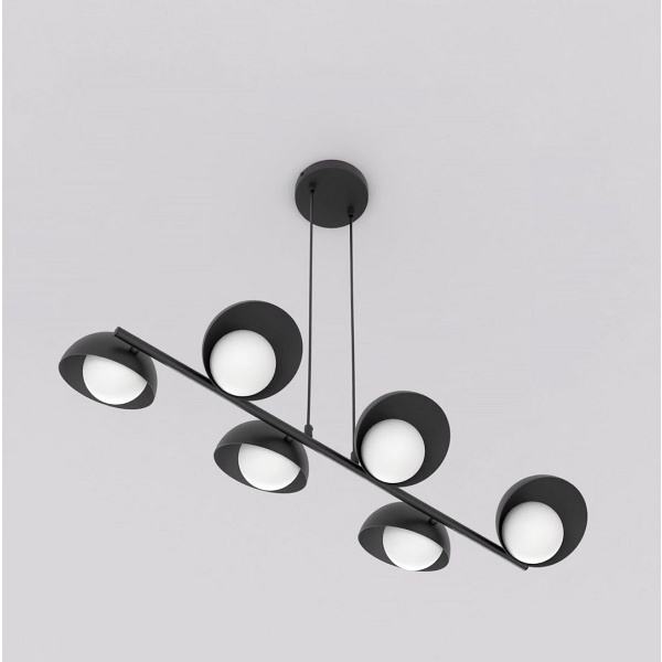 Lampa wisząca BOOM 6 BLACK - Emibig
