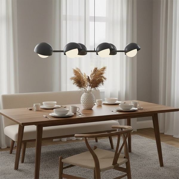 Lampa wisząca BOOM 6 BLACK - Emibig