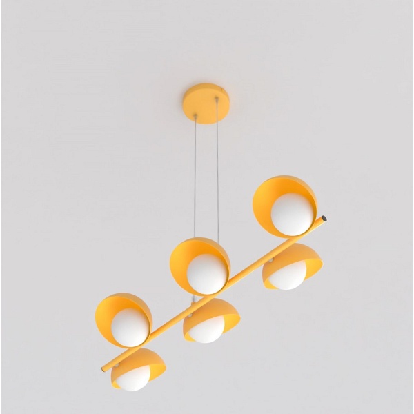 Lampa wisząca BOOM 6 ORANGE - Emibig
