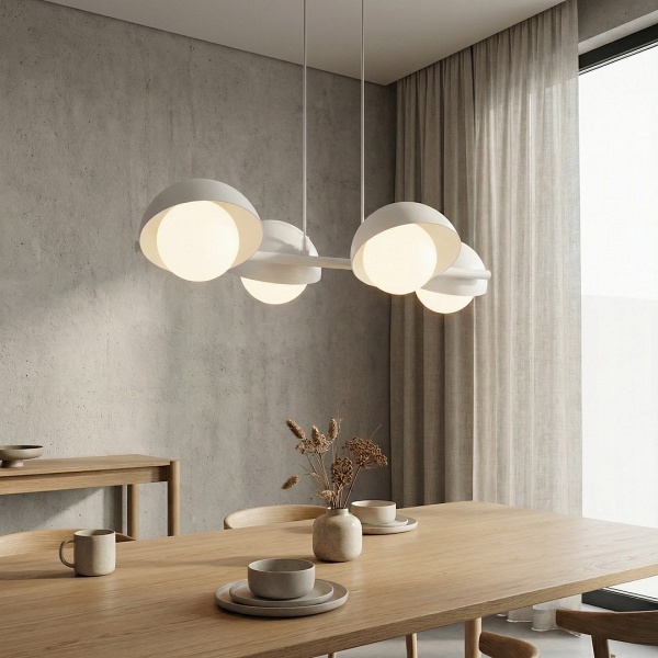 Lampa wisząca BOOM 4 WHITE - Emibig
