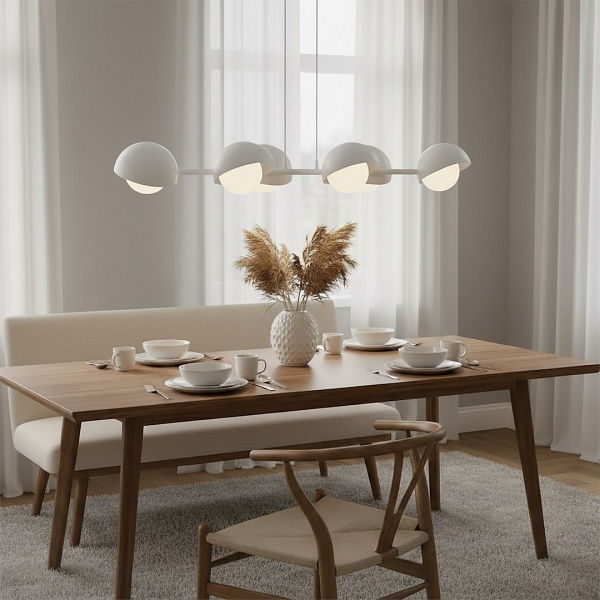 Lampa wisząca BOOM 6 WHITE - Emibig