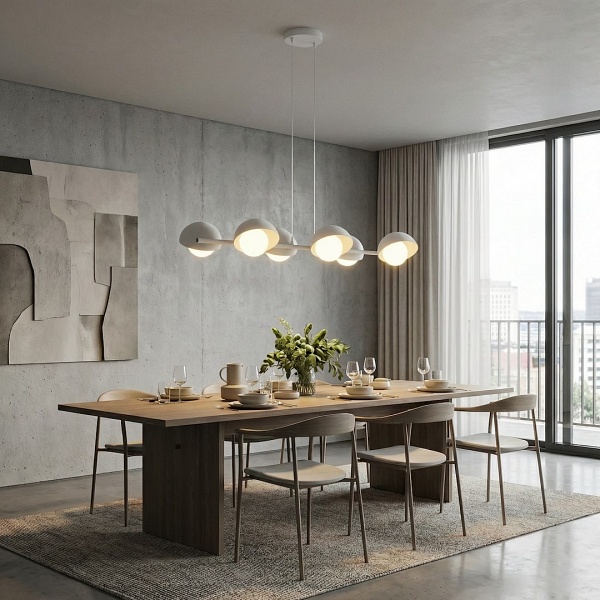 Lampa wisząca BOOM 6 WHITE - Emibig