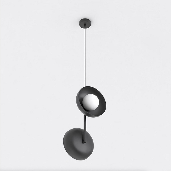Lampa wisząca VANILA 2 BLACK - Emibig