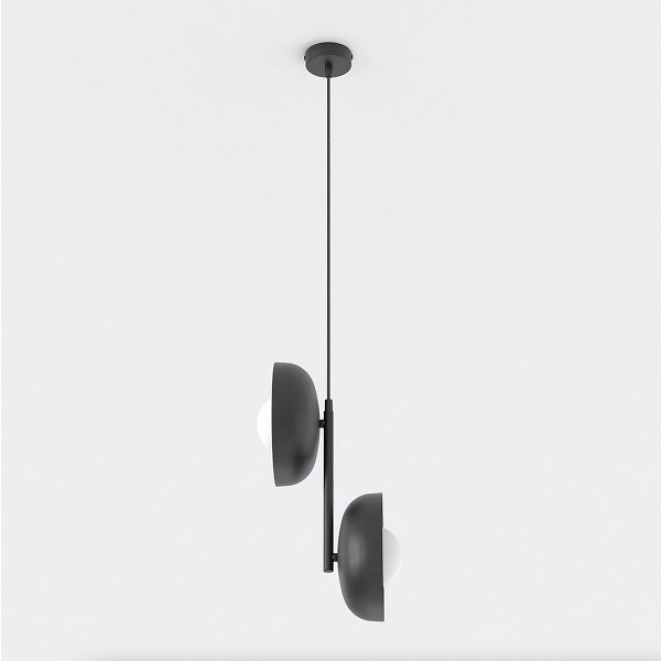 Lampa wisząca VANILA 2 BLACK - Emibig