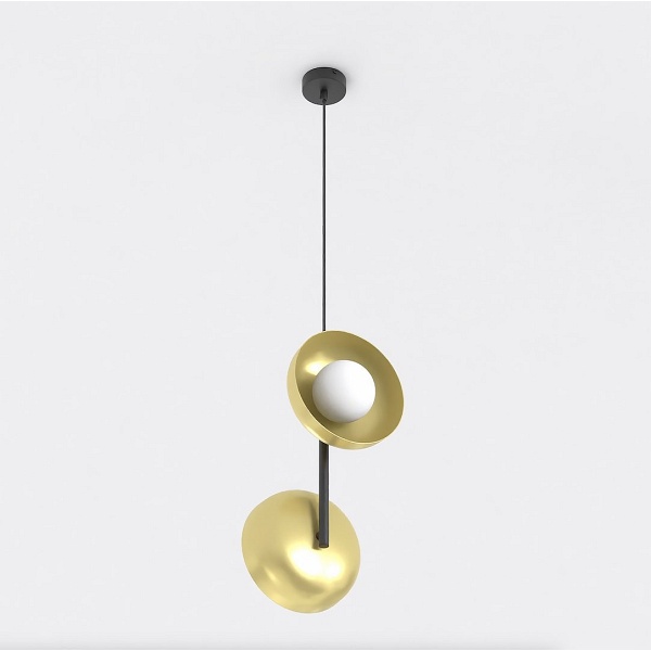Lampa wisząca VANILA 2 BL GOLD - Emibig