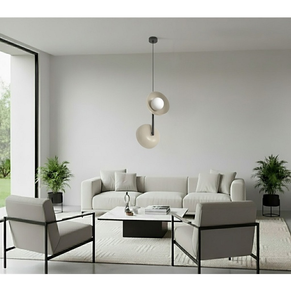 Lampa wisząca VANILA 2 BL MOKKA - Emibig