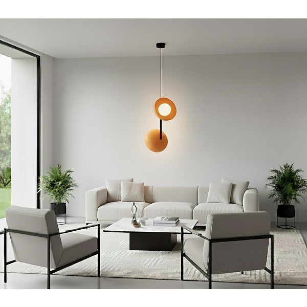 Lampa wisząca VANILA 2 ORANGE - Emibig