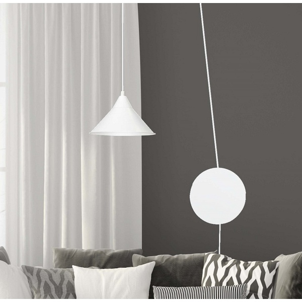Lampa wisząca ABRAMO 1 WHITE