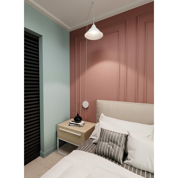 Lampa wisząca ABRAMO 1 WHITE - Emibig
