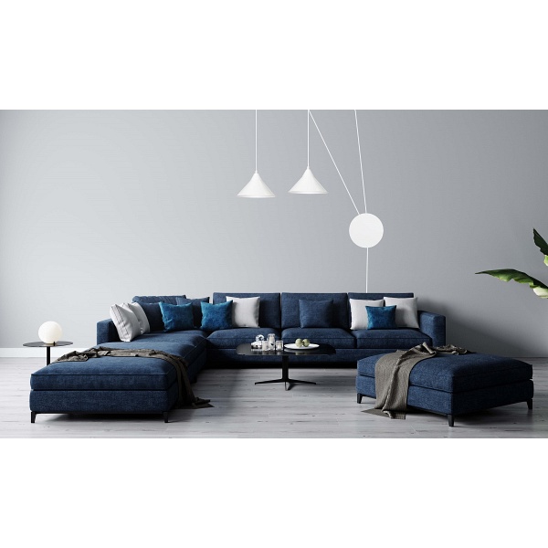 Lampa wisząca ABRAMO 2 WHITE