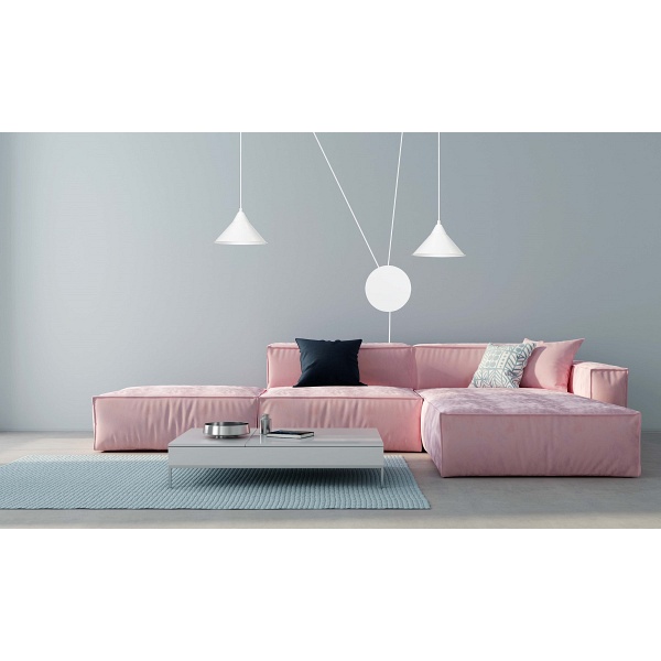 Lampa wisząca ABRAMO 2 WHITE