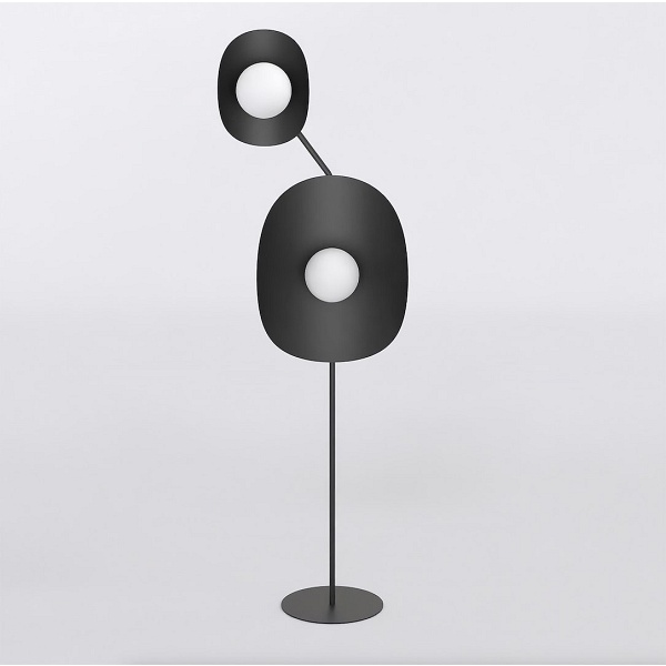 Lampa podłogowa DELULU LP2 BLACK - Emibig